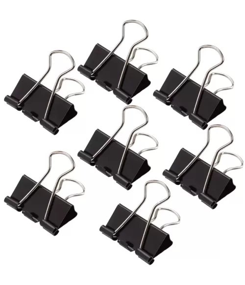 Giraffe Black Binder Clip GR-BC112 (19mm/144pc)