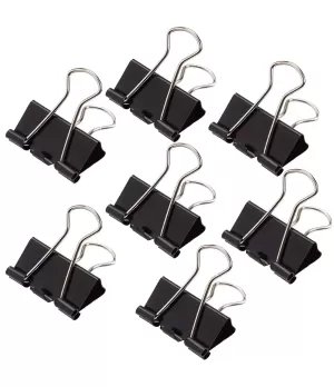 Giraffe Black Binder Clip GR-BC112 (19mm/144pc)